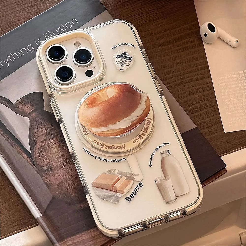 Bagel Aesthetic iPhone Case — view 2 Bagel Aesthetic iPhone Case — view 2