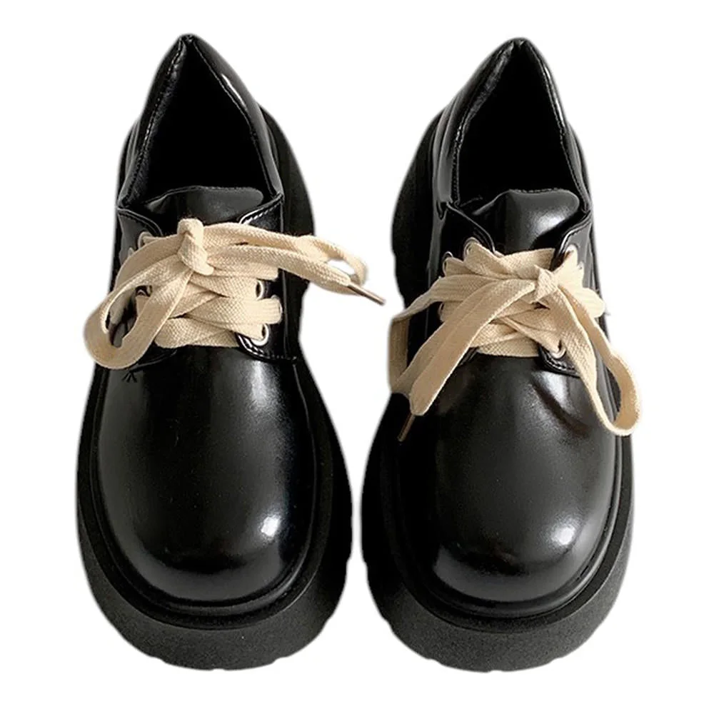 Contrast-Laced Chunky Platform Boots — view 2 Contrast-Laced Chunky Platform Boots — view 2
