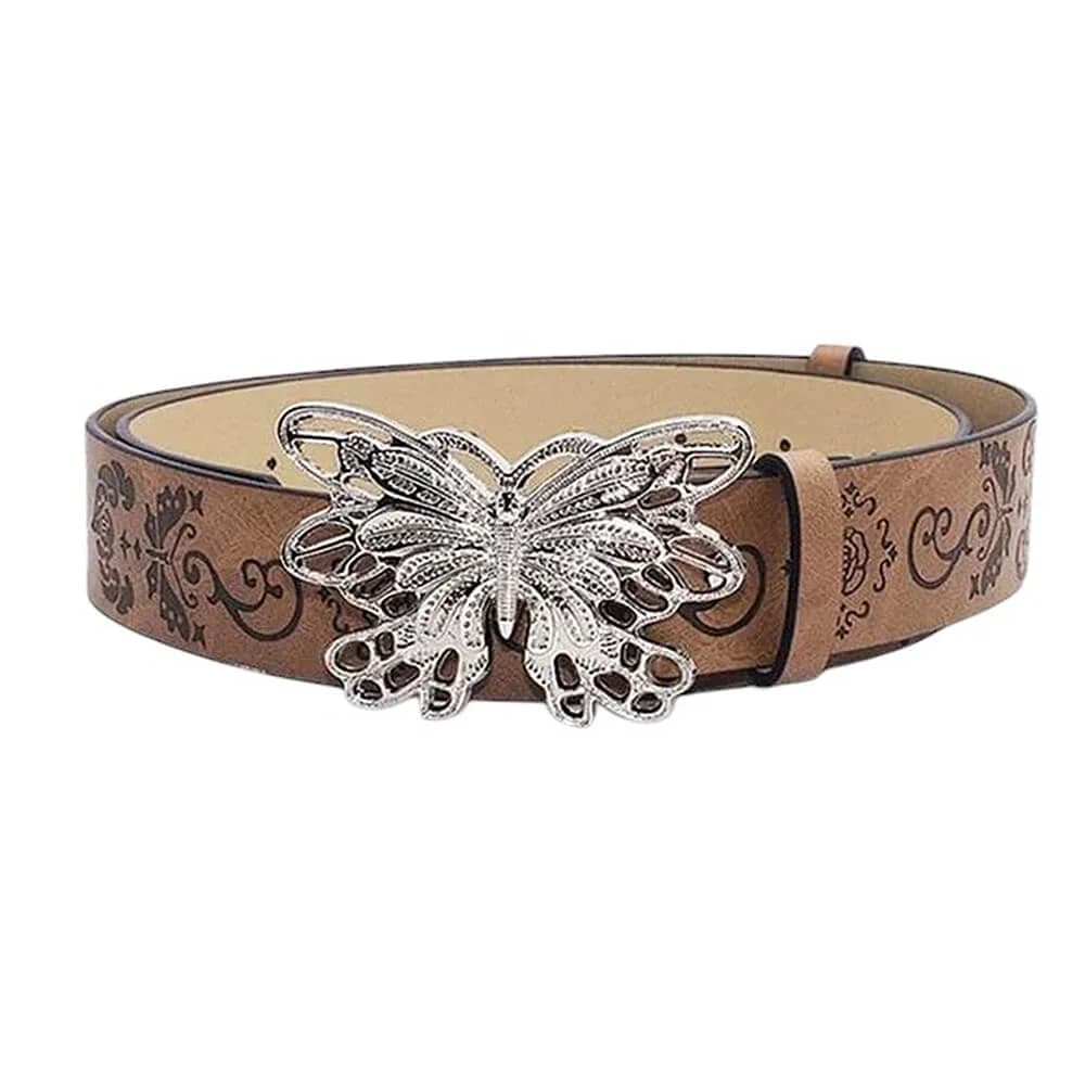 Wild West Butterfly Buckle Belt — view 2 Wild West Butterfly Buckle Belt — view 2
