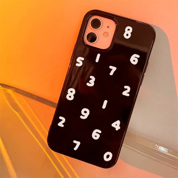 Numerical iPhone Case — view 2 Numerical iPhone Case — view 2