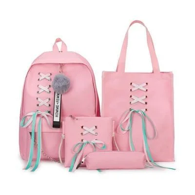 Cute Ribbon Backpack Set — view 2 Cute Ribbon Backpack Set — view 2