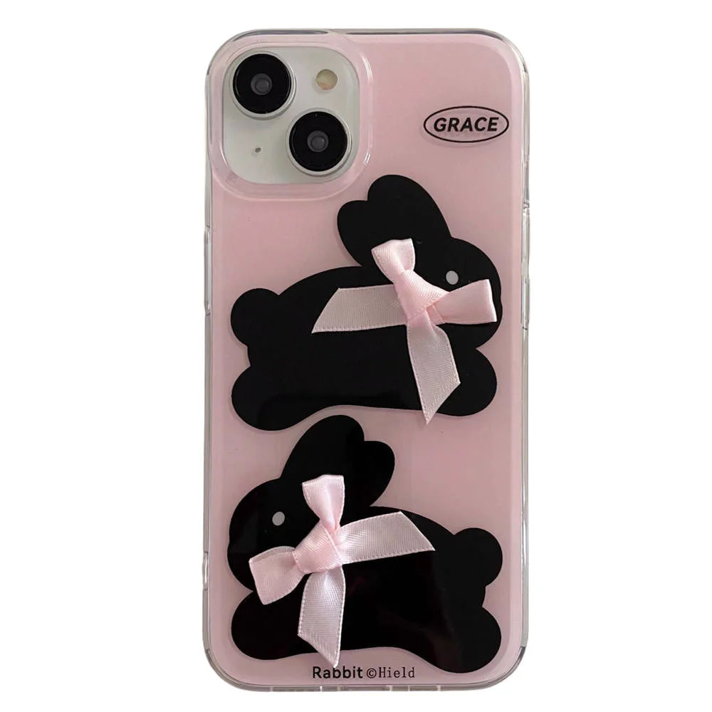 Bunny & Bows iPhone Case — view 1 Bunny & Bows iPhone Case — view 1