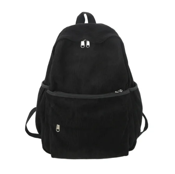 Retro Corduroy Backpack — view 2 Retro Corduroy Backpack — view 2
