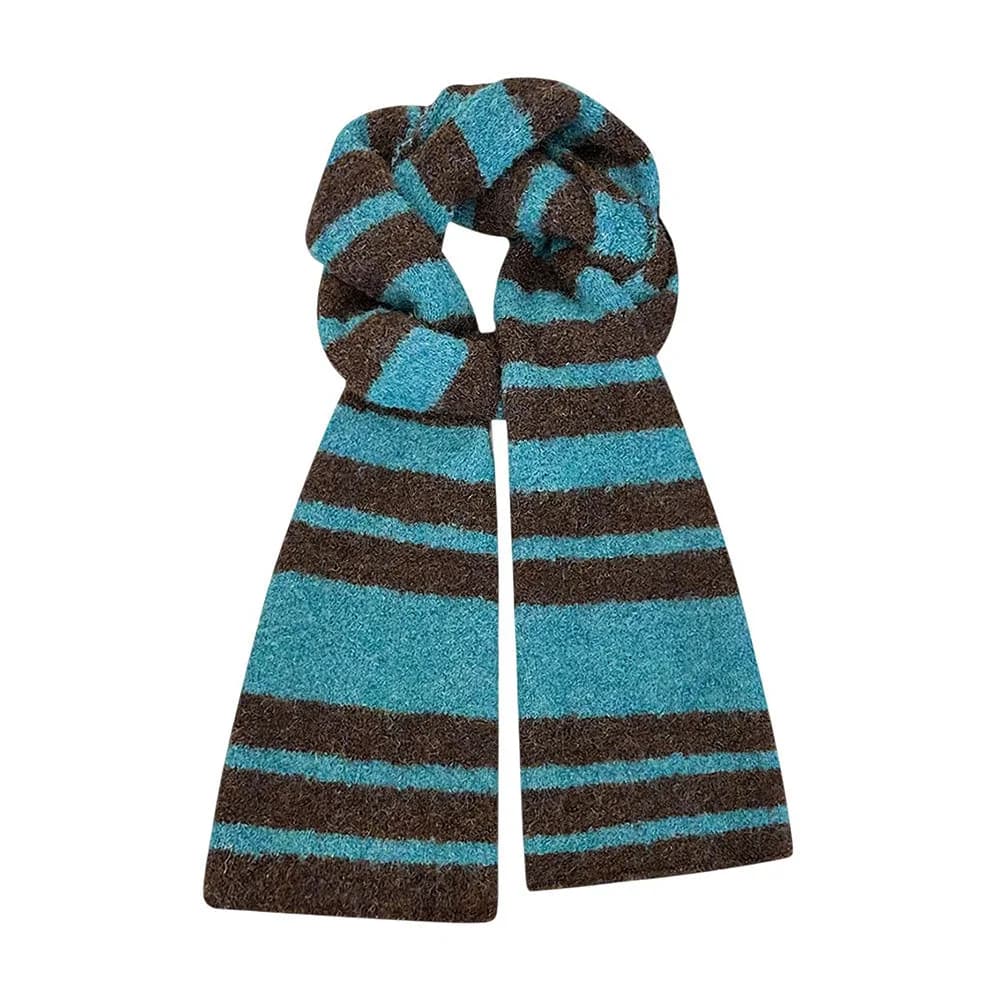 NYC Downtown Girl Striped Scarf — view 2 NYC Downtown Girl Striped Scarf — view 2
