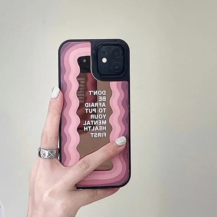 Mental Health iPhone Case — view 2 Mental Health iPhone Case — view 2