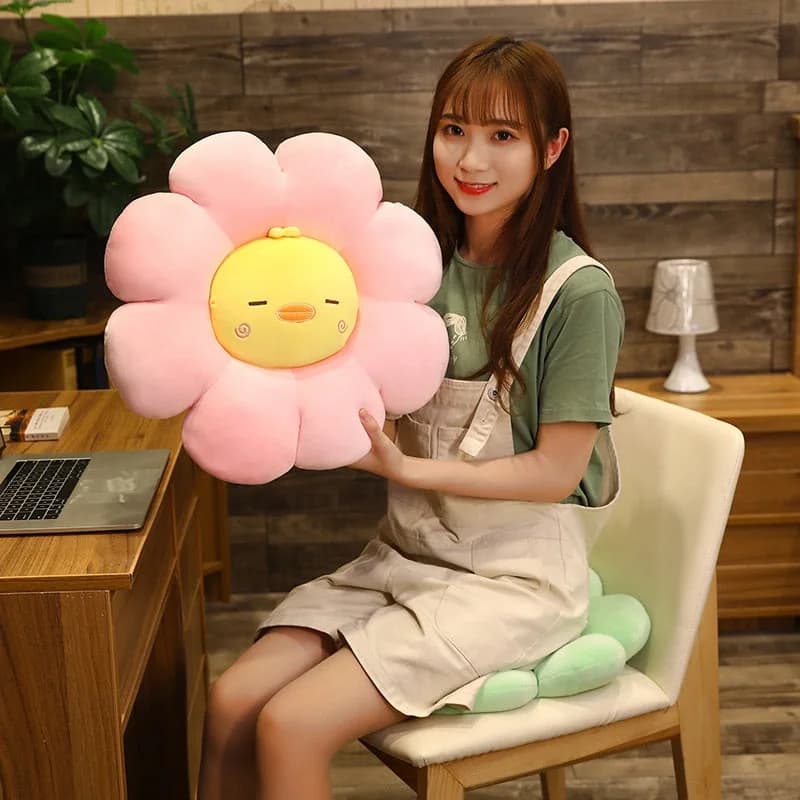 Animal Flower Plush Pillow — view 2 Animal Flower Plush Pillow — view 2