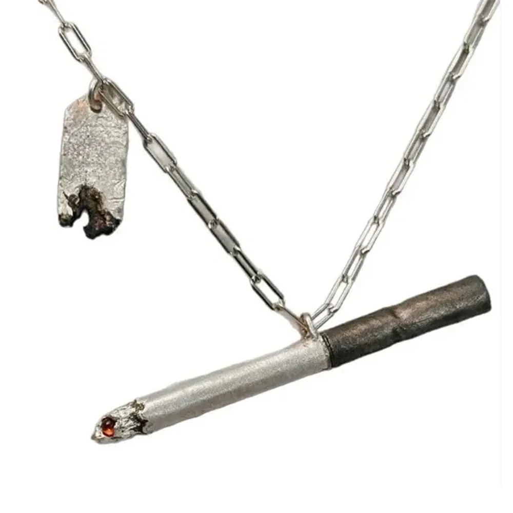 Cigarette Pendant Necklace — view 1 Cigarette Pendant Necklace — view 1