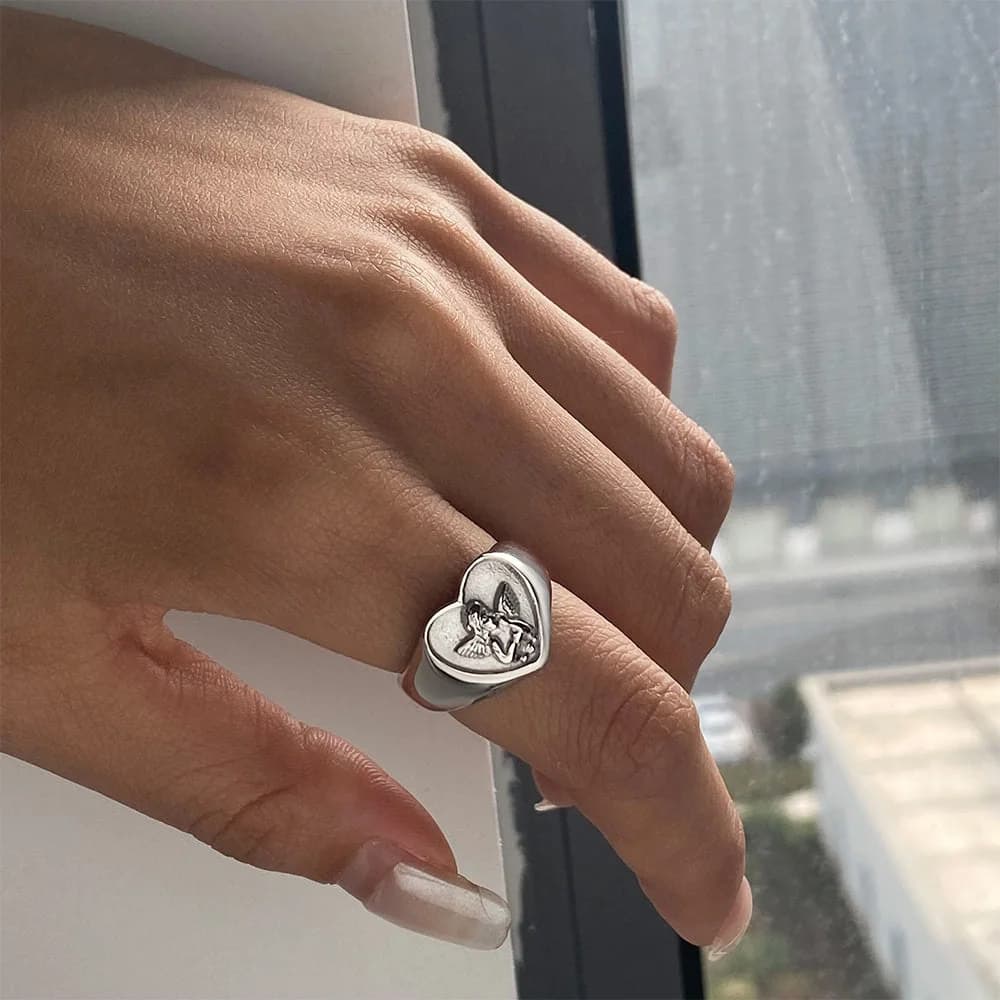 Cherub Chunky Ring — view 3 Cherub Chunky Ring — view 3