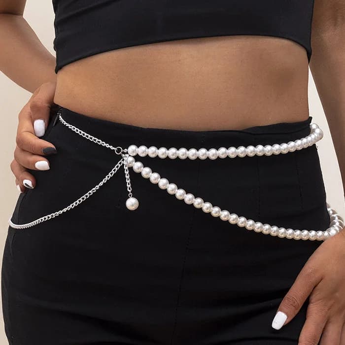 Pearl Chain Belt — view 1 Pearl Chain Belt — view 1