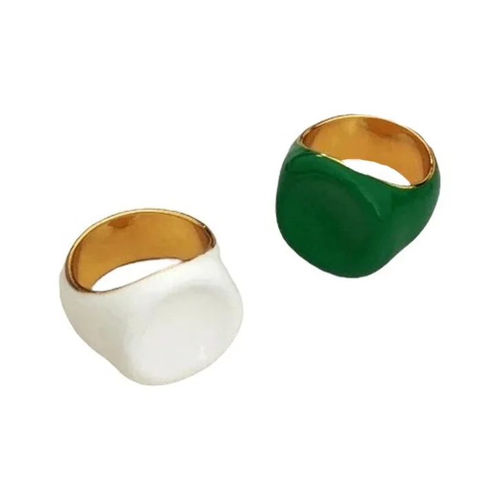 Chunky Enamel Ring — view 1 Chunky Enamel Ring — view 1