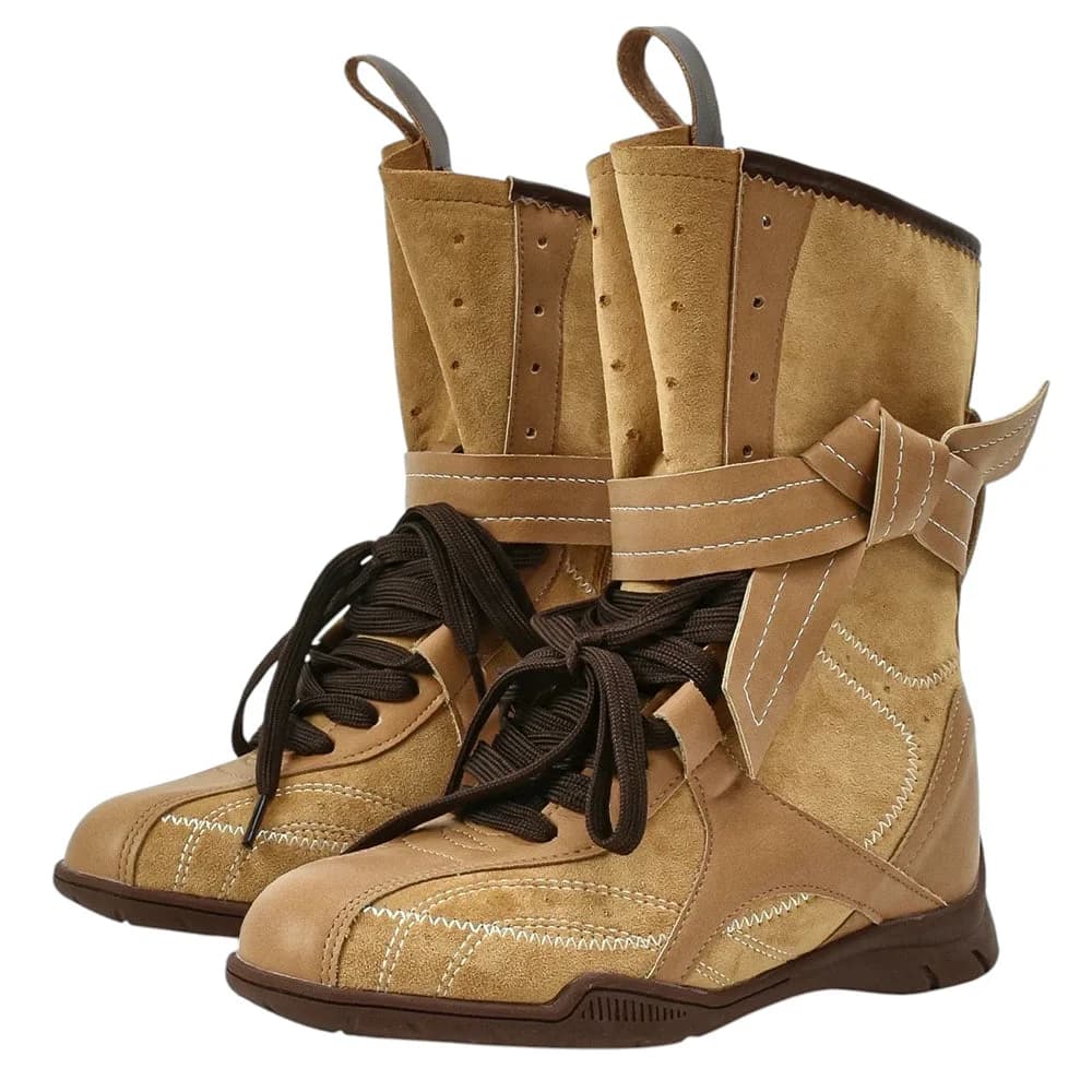 Y2K High Top Sneakers Boots Hybrid — view 3 Y2K High Top Sneakers Boots Hybrid — view 3