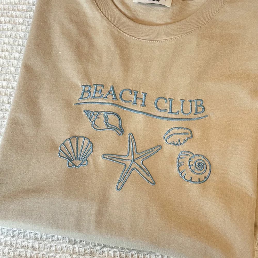 Mermaidcore Beach Club Tee — view 2 Mermaidcore Beach Club Tee — view 2