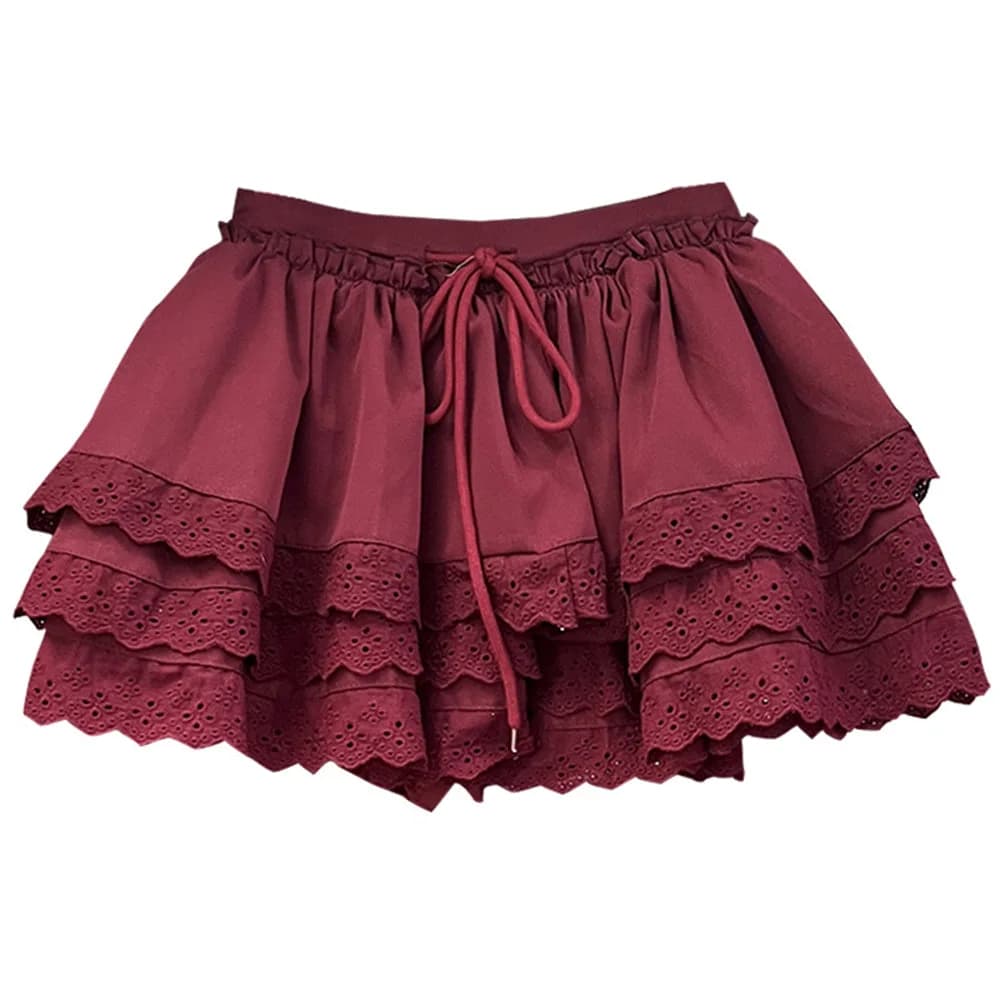 Fairy Grunge Ruffled Mini Skirt — view 1 Fairy Grunge Ruffled Mini Skirt — view 1
