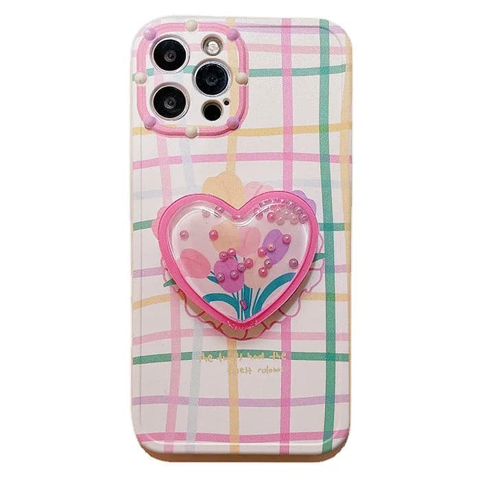 Pastel Grid iPhone Case — view 1 Pastel Grid iPhone Case — view 1
