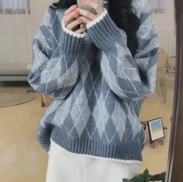 Preppy Study Sweater — view 2 Preppy Study Sweater — view 2