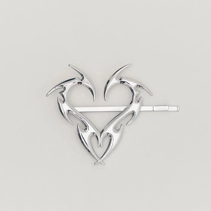 Grunge Heart Hair Pin — view 2 Grunge Heart Hair Pin — view 2