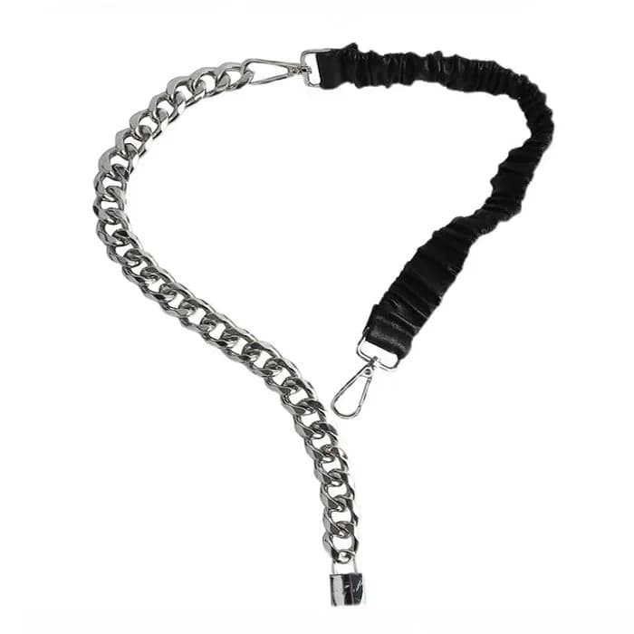 Lock Pendant Chain Belt — view 1 Lock Pendant Chain Belt — view 1