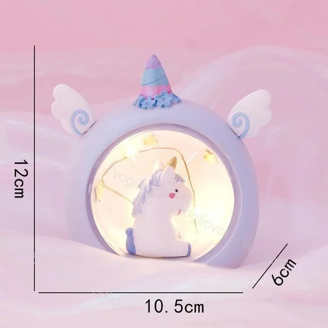 Kawaii Unicorn Lamp — view 2 Kawaii Unicorn Lamp — view 2