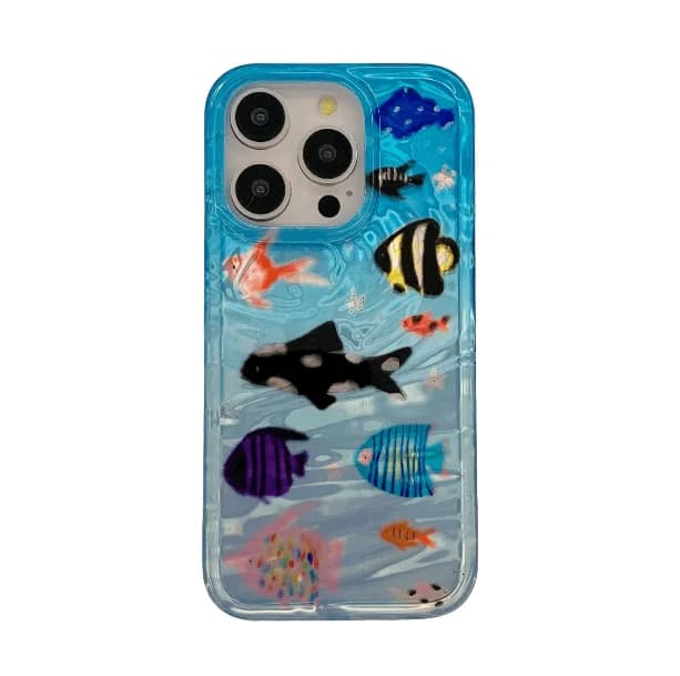 Fish In The Sea IPhone Case — view 1 Fish In The Sea IPhone Case — view 1