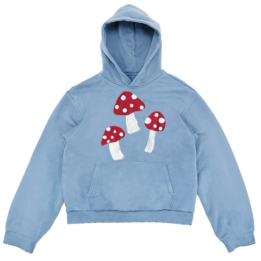 Mushroom Print Hoodie — view 2 Mushroom Print Hoodie — view 2
