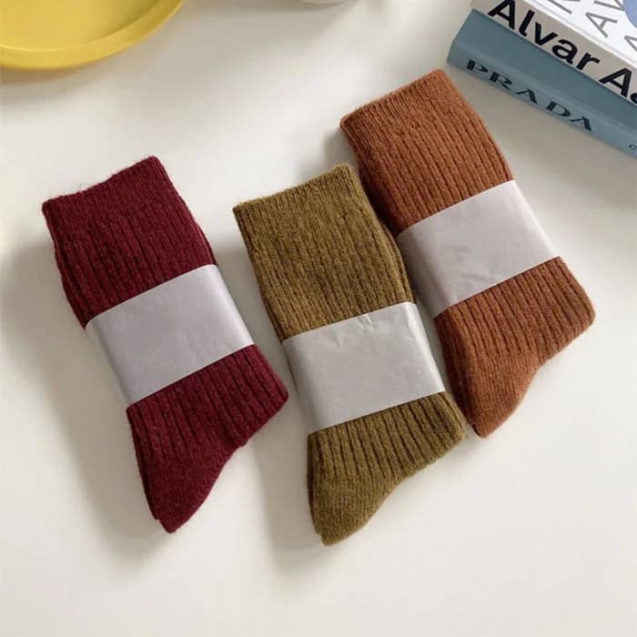 Aesthetic Ribbed Socks — view 2 Aesthetic Ribbed Socks — view 2