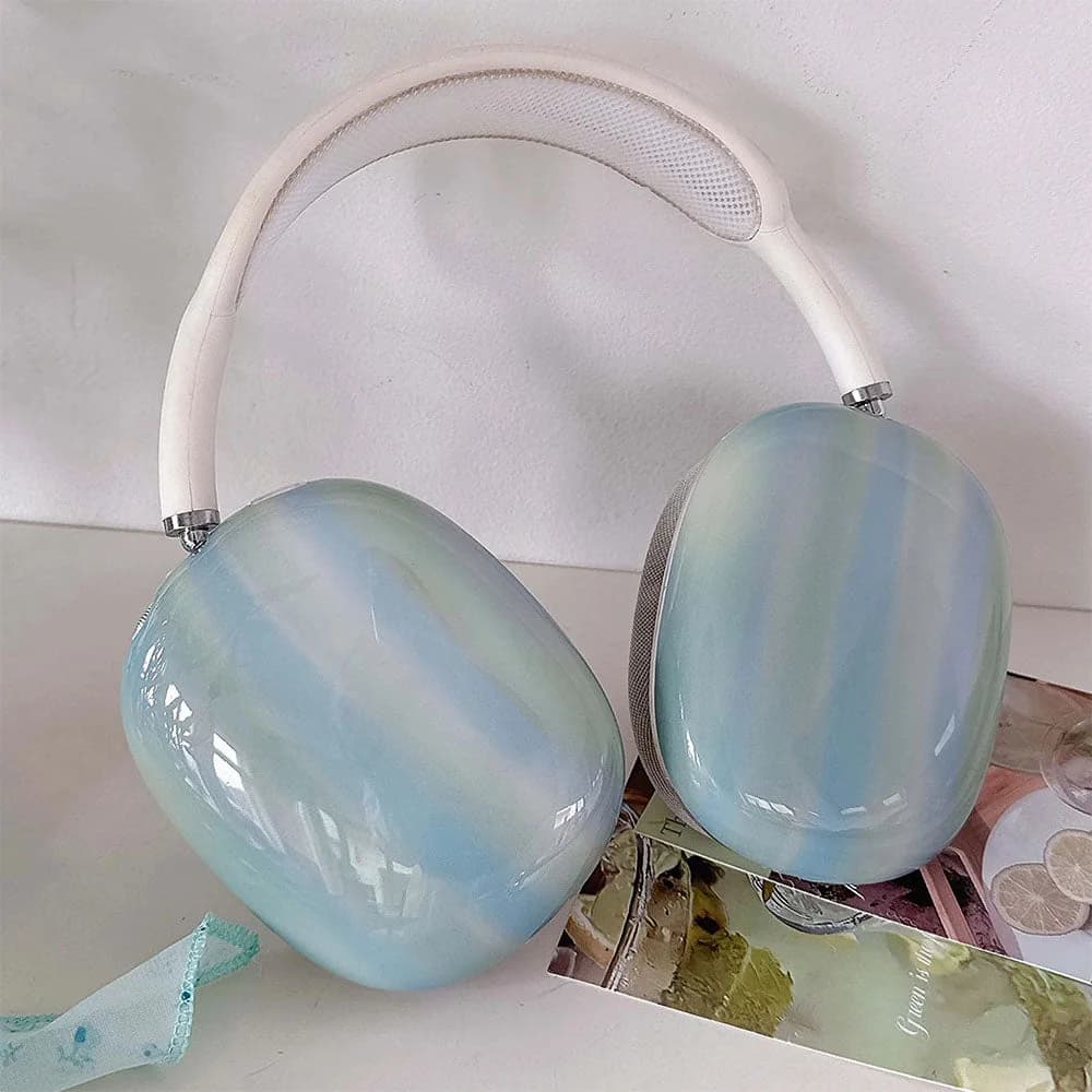 Blue Stripe AirPods Max Case — view 2 Blue Stripe AirPods Max Case — view 2