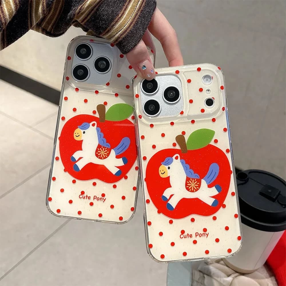 Cute Pony iPhone Case — view 2 Cute Pony iPhone Case — view 2