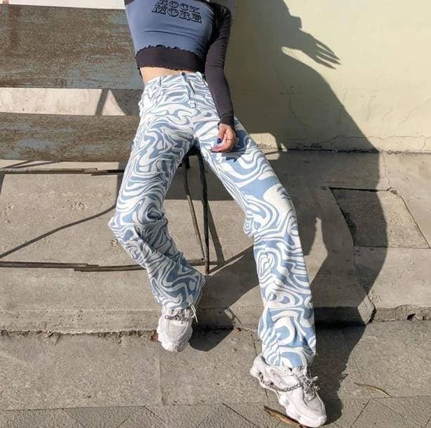Aesthetic Wavy Pants — view 3 Aesthetic Wavy Pants — view 3
