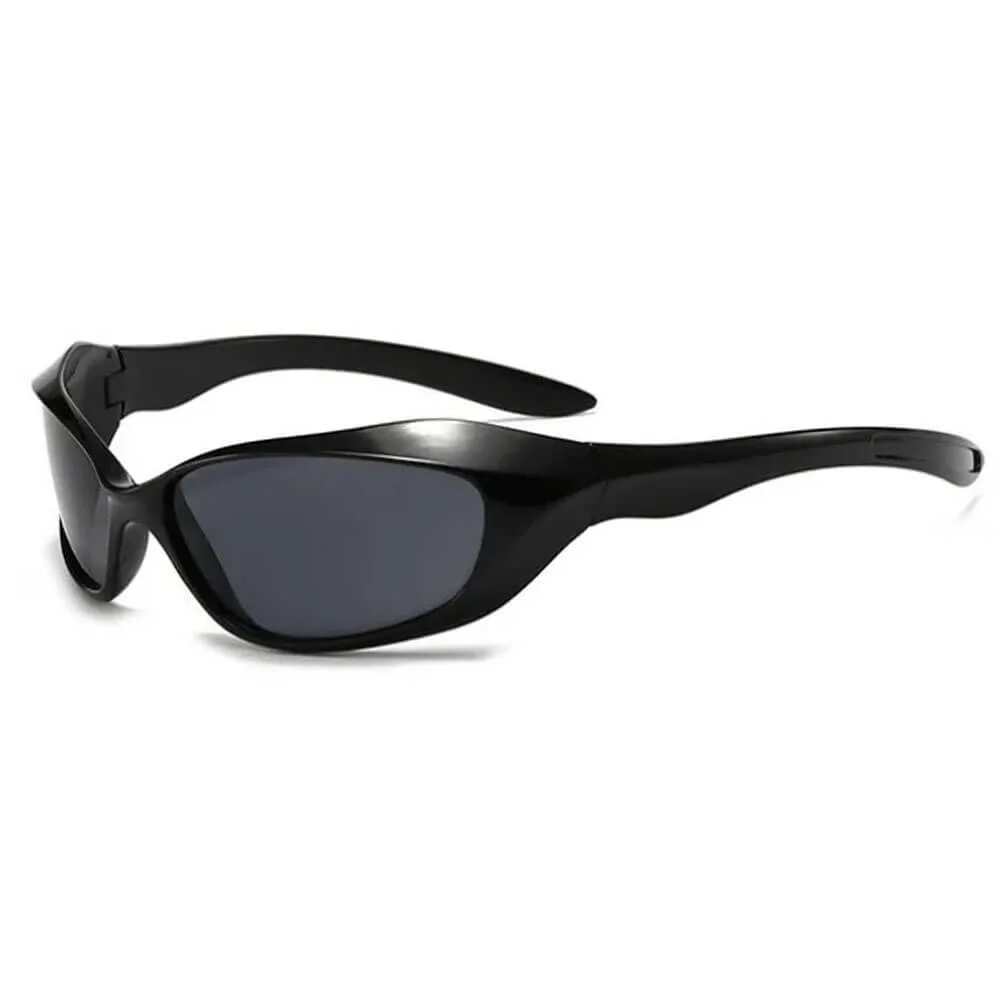 Trouble Maker Y2K Slim Sunglasses — view 2 Trouble Maker Y2K Slim Sunglasses — view 2