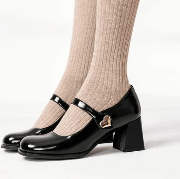 Dark Academia High Heel Shoes — view 2 Dark Academia High Heel Shoes — view 2