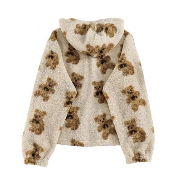 Cozy Teddy Bear Jacket — view 2 Cozy Teddy Bear Jacket — view 2