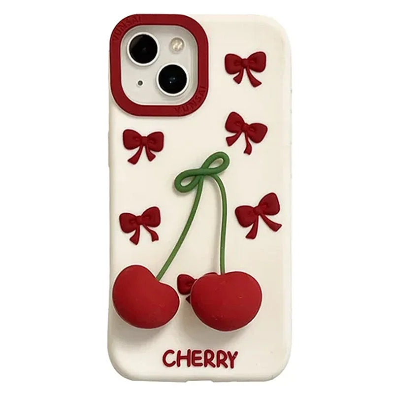 Sweet Cherry 3D iPhone Case — view 1 Sweet Cherry 3D iPhone Case — view 1