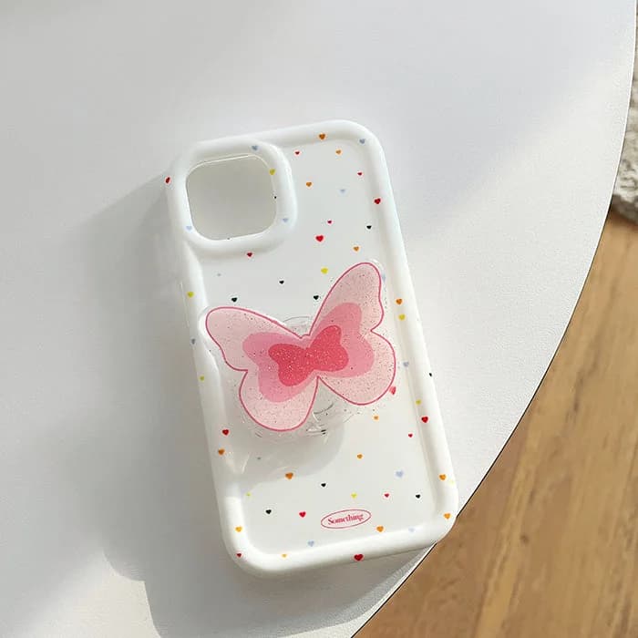 Butterfly PopSocket iPhone Case — view 2 Butterfly PopSocket iPhone Case — view 2