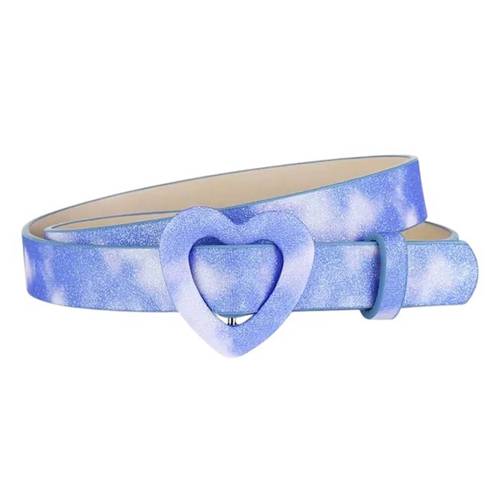 Y2K Diva Heart Buckle Belt — view 2 Y2K Diva Heart Buckle Belt — view 2