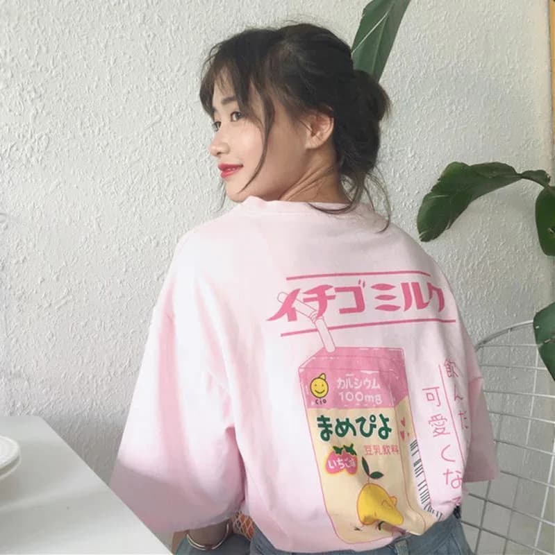 Strawberry Milk Shirt — view 1 Strawberry Milk Shirt — view 1