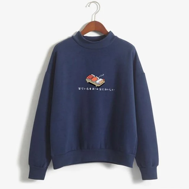 Kawaii Sushi Sweatshirt — view 2 Kawaii Sushi Sweatshirt — view 2