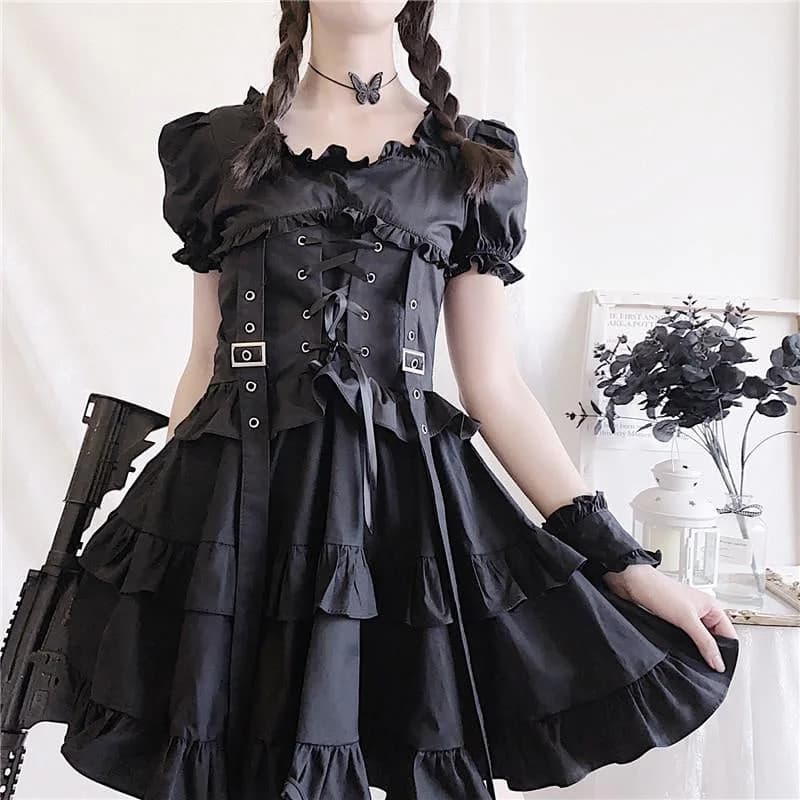 Gothic Renaissance Dress — view 3 Gothic Renaissance Dress — view 3