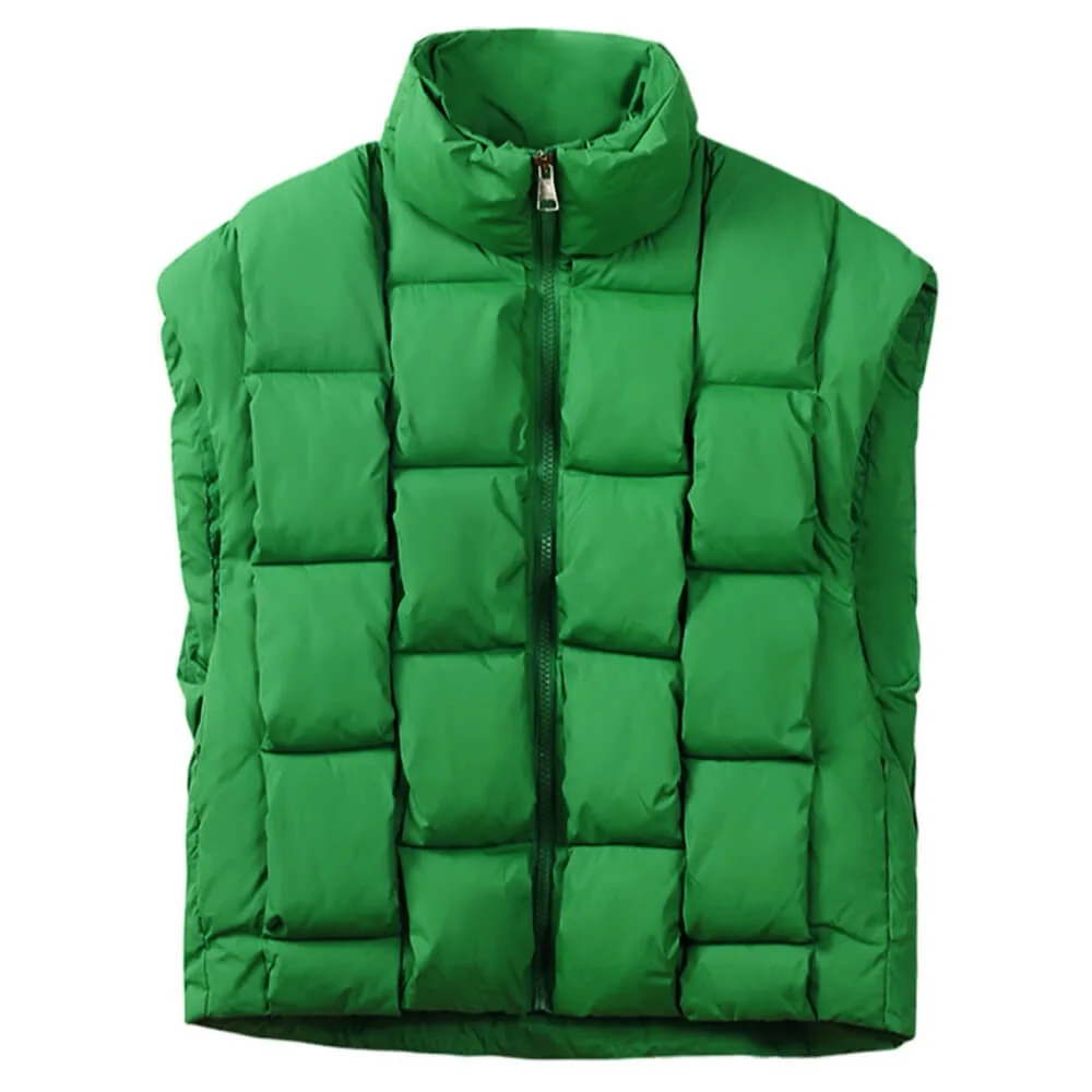 Vacay Mode Oversized Puffer Vest — view 1 Vacay Mode Oversized Puffer Vest — view 1
