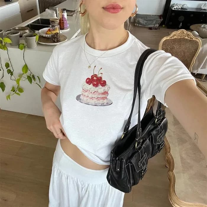Birthday Cake Graphic Tee — view 2 Birthday Cake Graphic Tee — view 2
