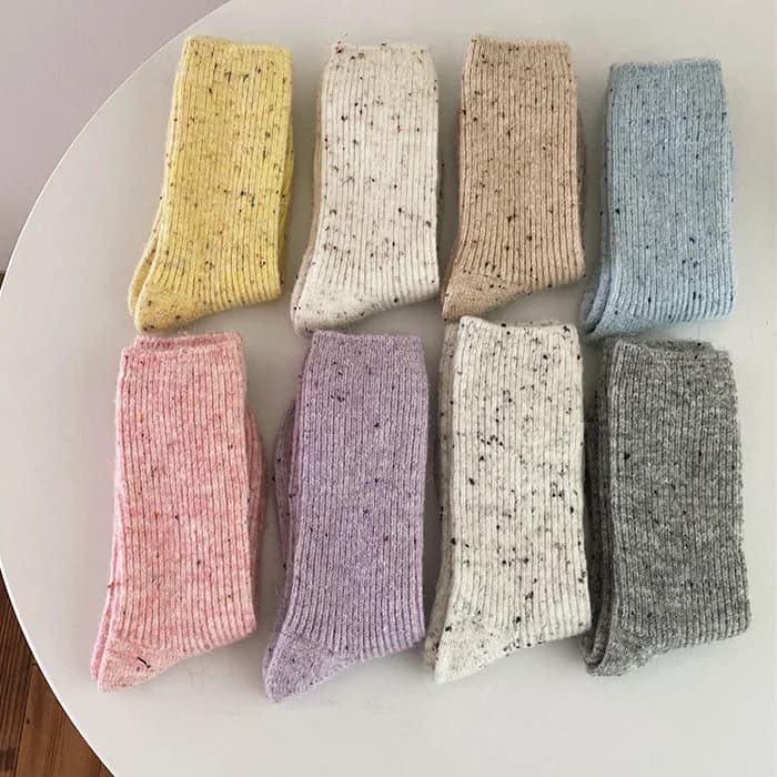 Soft Aesthetic Wool Socks — view 2 Soft Aesthetic Wool Socks — view 2
