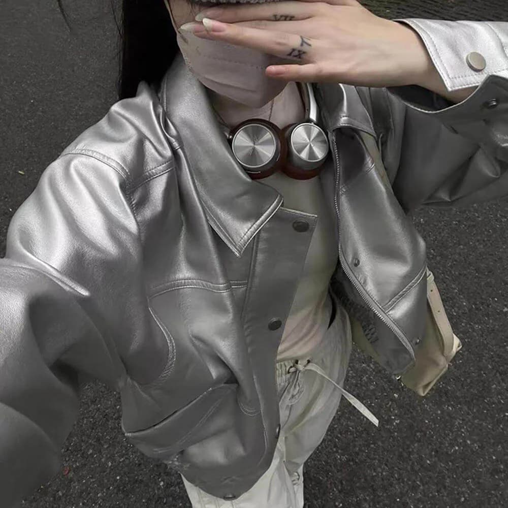 Metallic Space Club Jacket — view 2 Metallic Space Club Jacket — view 2