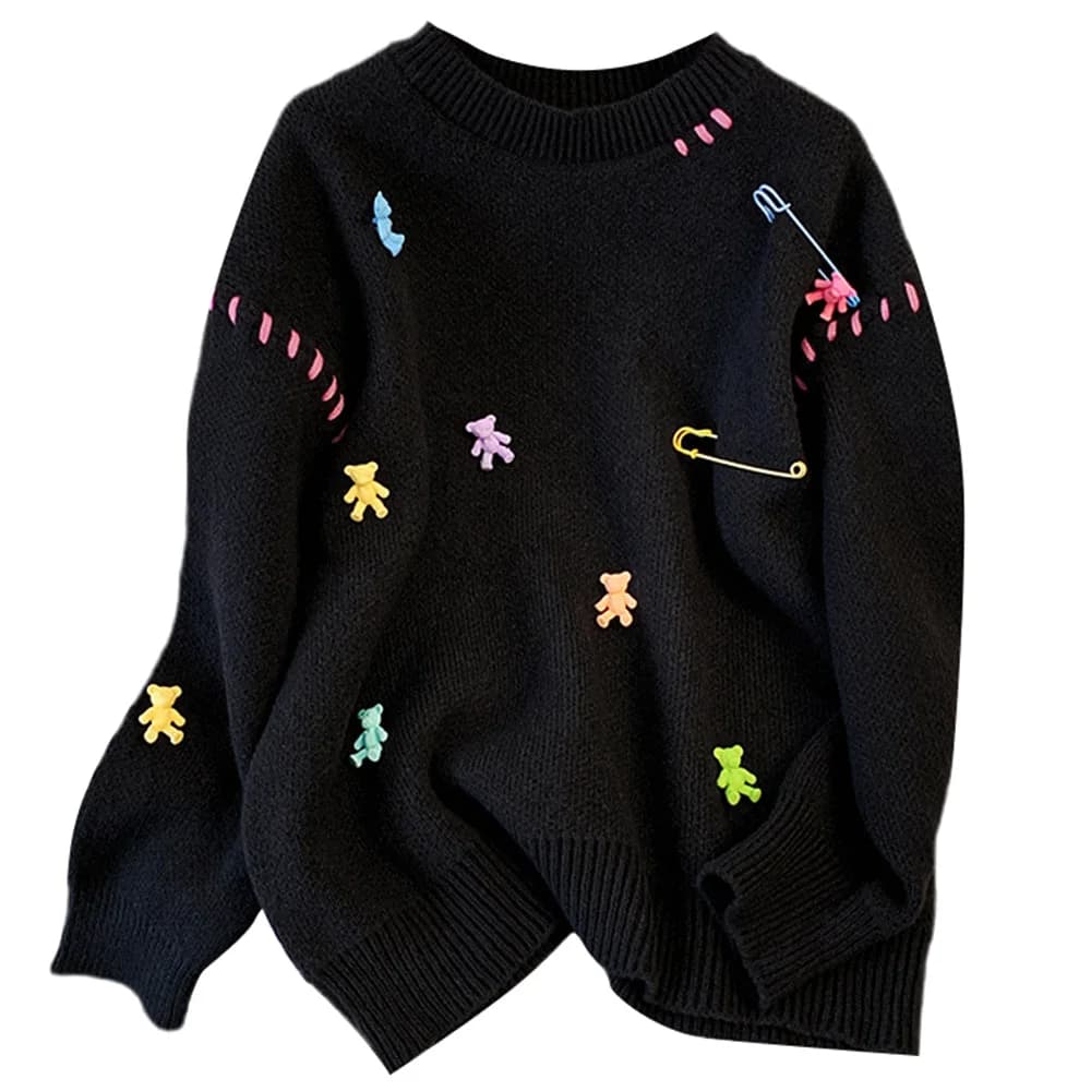 Gummy Bear Knit Sweater — view 2 Gummy Bear Knit Sweater — view 2