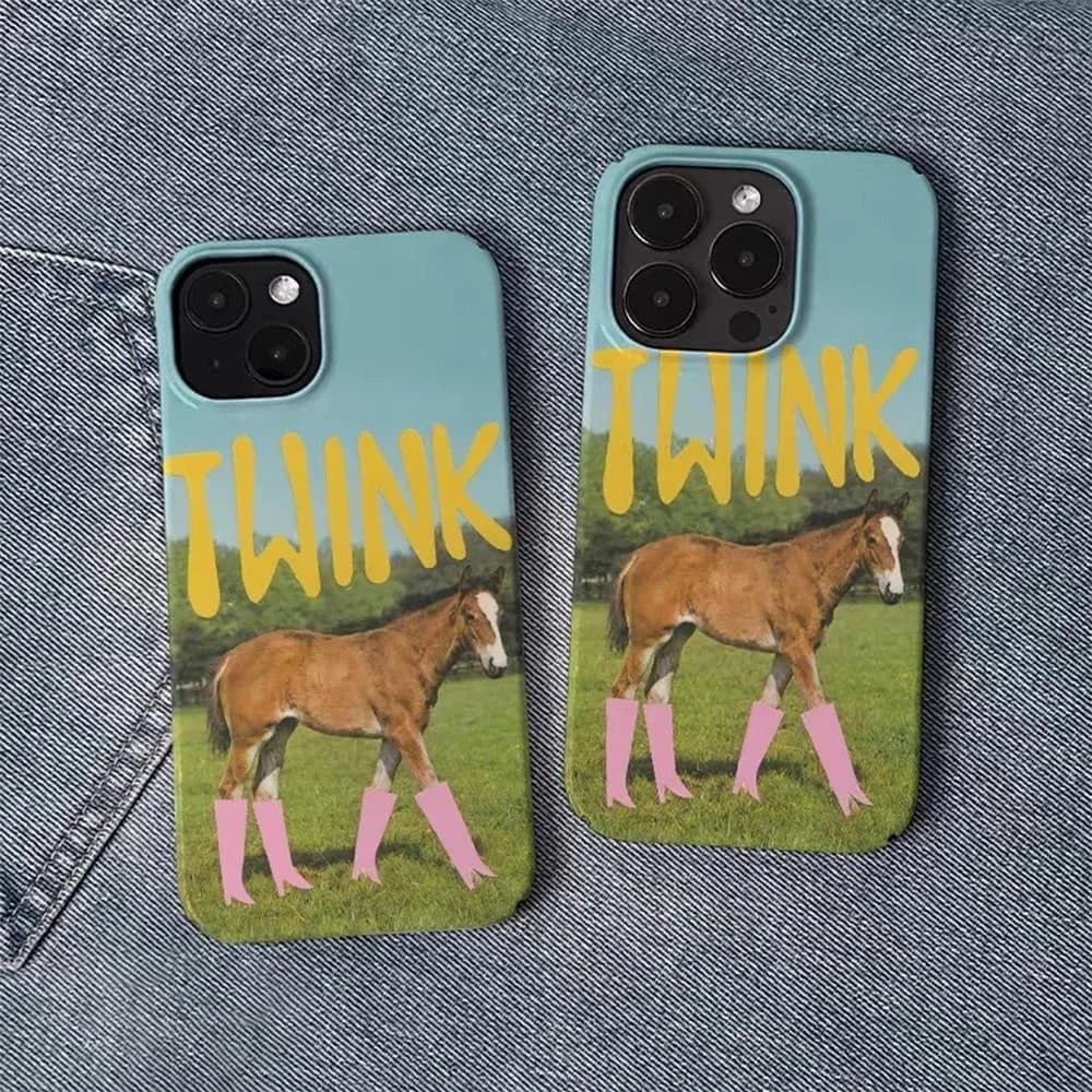 Twink Horse iPhone Case — view 2 Twink Horse iPhone Case — view 2