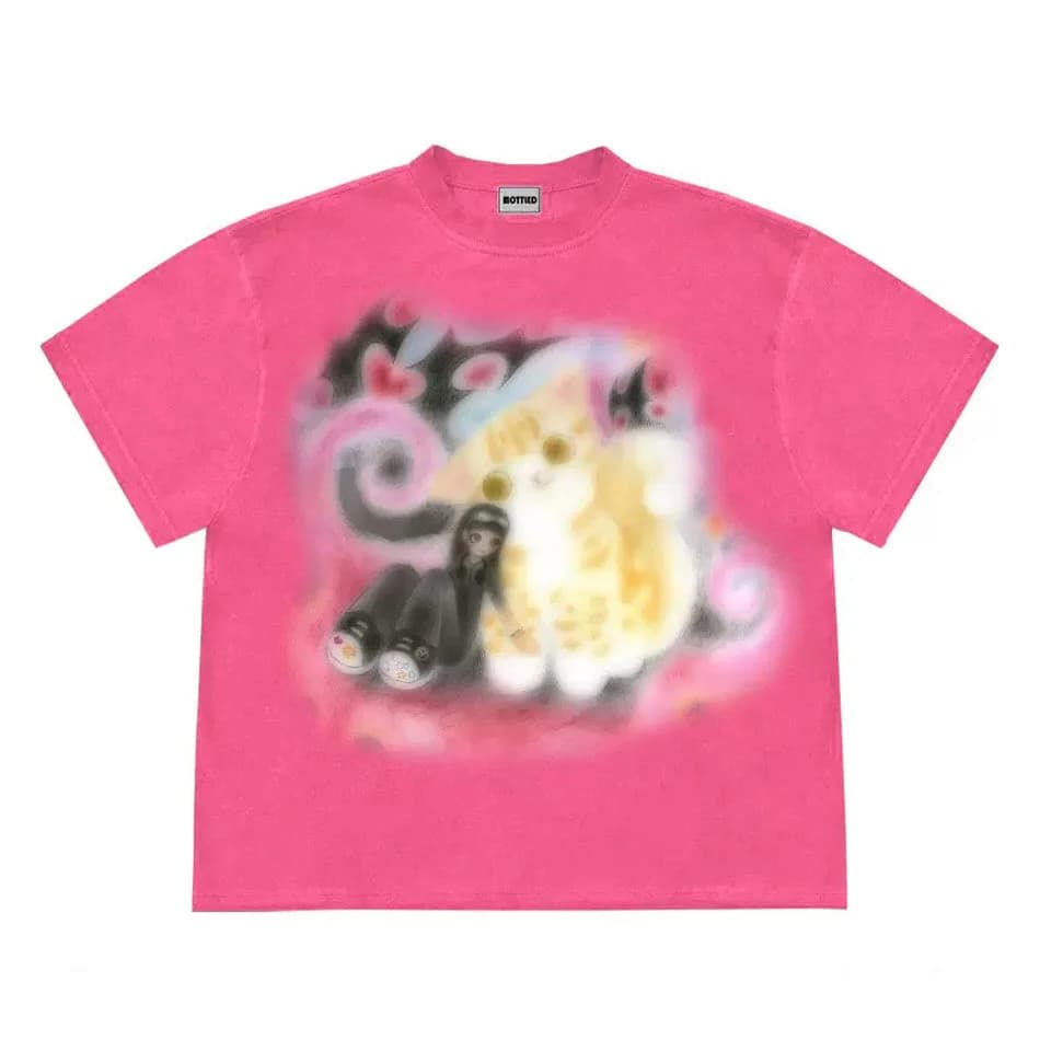 Graffiti Dreams Cat Shirt — view 2 Graffiti Dreams Cat Shirt — view 2