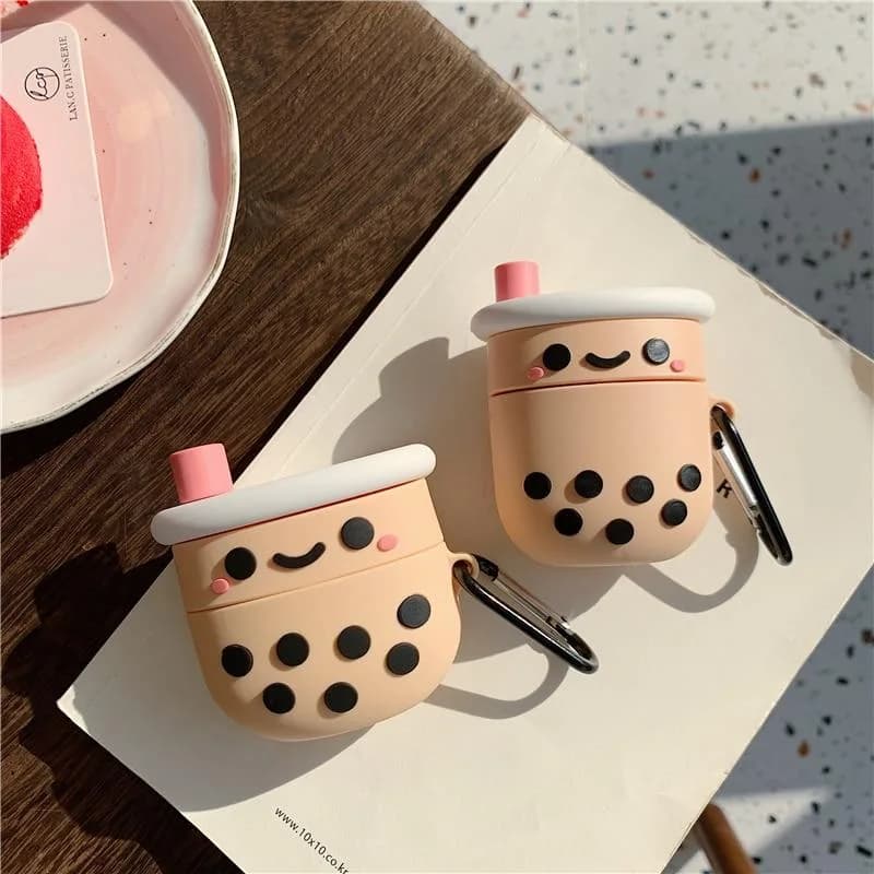 Boba Tea Airpods Case — view 1 Boba Tea Airpods Case — view 1