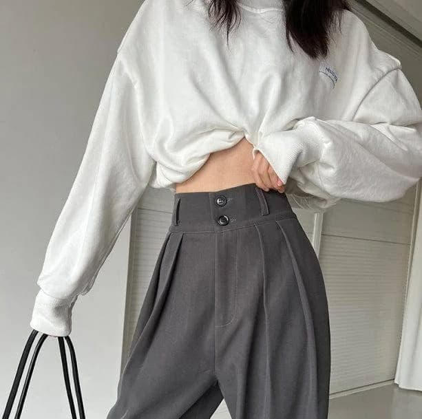 Dark Academia Elegant Pants — view 2 Dark Academia Elegant Pants — view 2