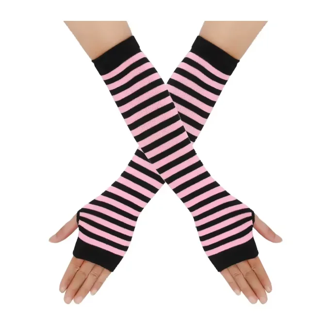 Rebel Knit Fingerless Gloves — view 2 Rebel Knit Fingerless Gloves — view 2
