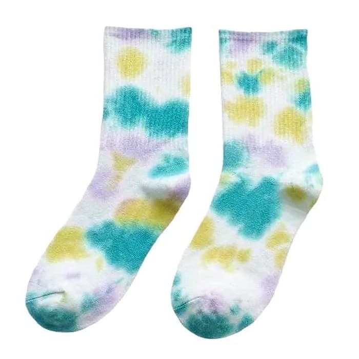 Tie Dye Crew Socks — view 2 Tie Dye Crew Socks — view 2