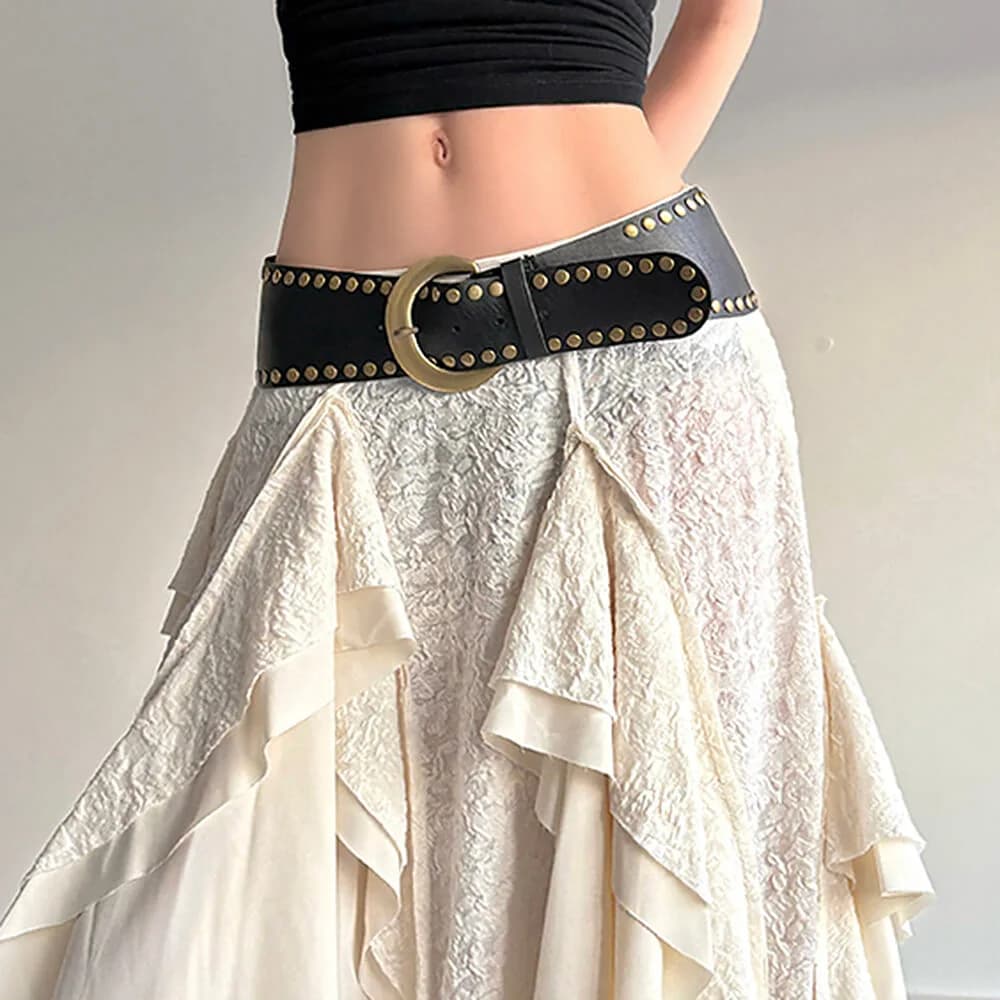 Grunge Double Rivet Belt — view 2 Grunge Double Rivet Belt — view 2