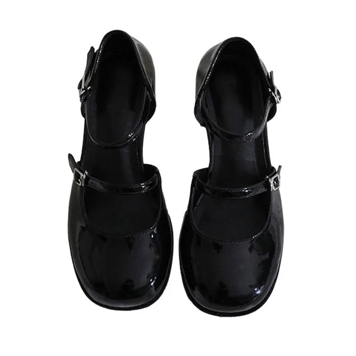 Vintage Aesthetic Mary Jane Sandals — view 3 Vintage Aesthetic Mary Jane Sandals — view 3